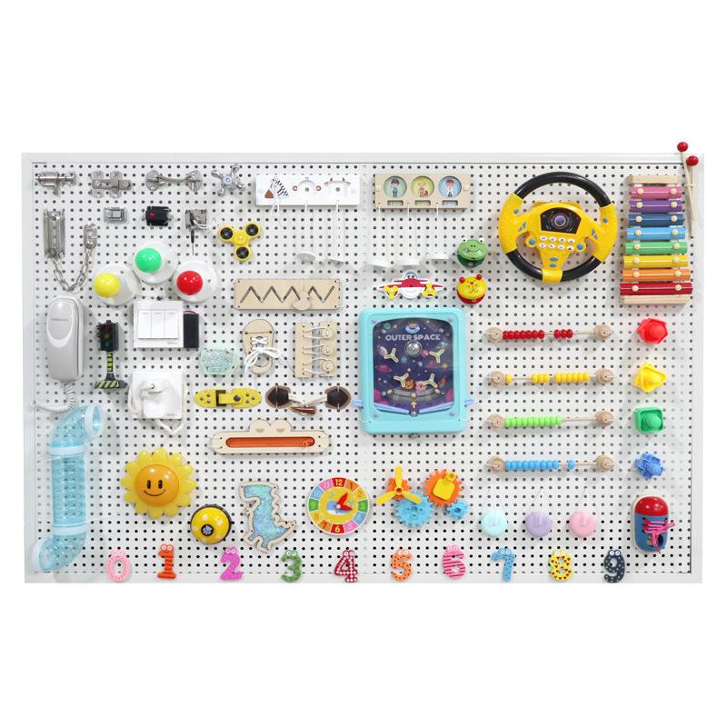 Бизиборд Аксессуары Монтессори Деревянная Игрушка Ключ Замок Переключатель Слайды Пайетки Развивающая Игрушка Раннее Обучение Тренировочная Игрушка Подарки