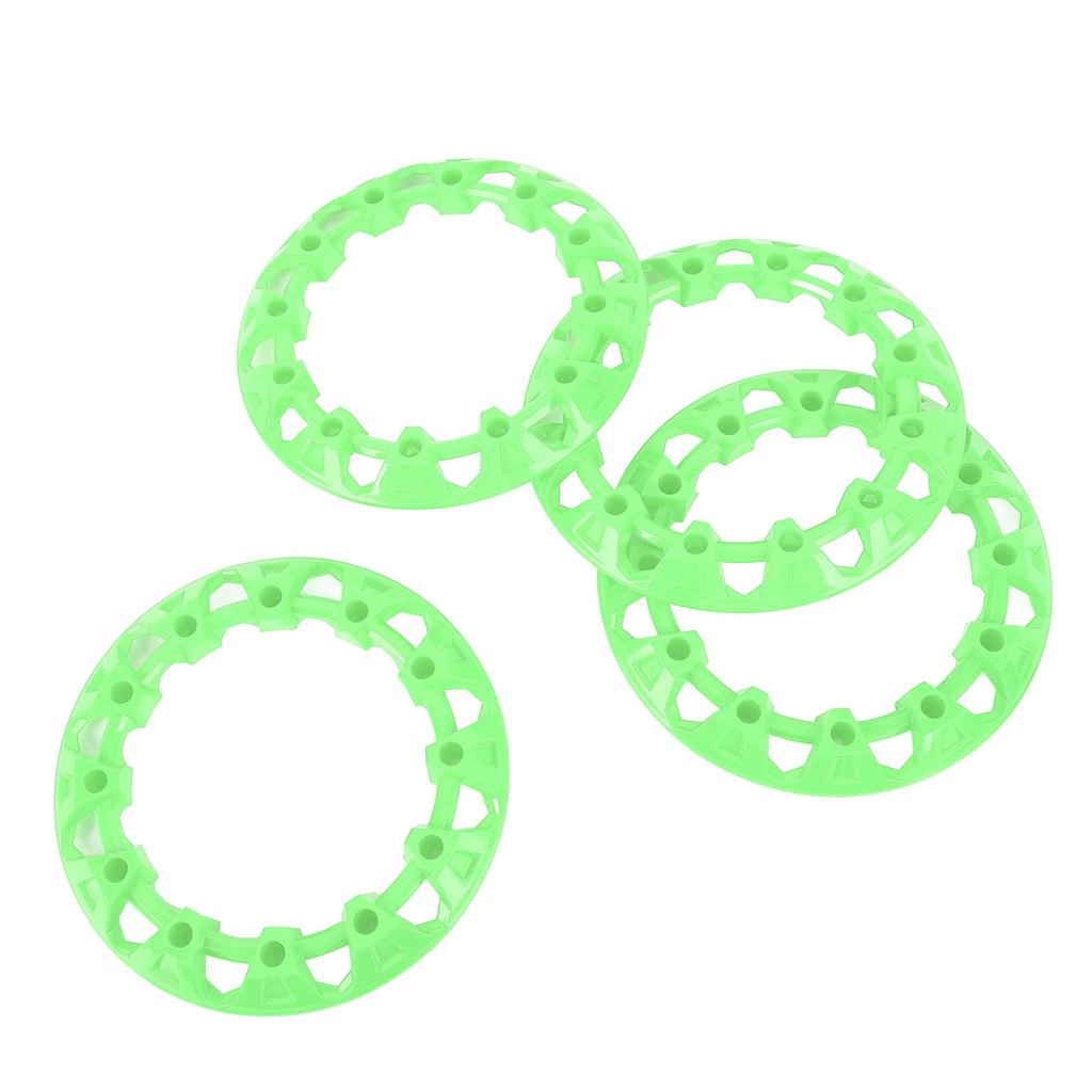 4 шт. 8-дюймовые колесные колпаки для квадроцикла, защита ступицы, декор, устойчивые к царапинам пластиковые колпаки, универсальные для картинга, зеленые