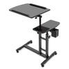 Tattoo Table Station Dual Countertops Universal Wheels | Height Adjustable - Portable Mobile Tattoo Station with Arm Rest Stand