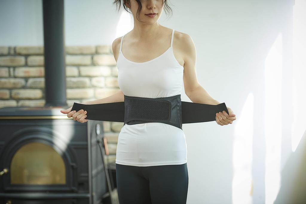 Colantotte MAG Supporter, Waist, Black, L, 95-115cm