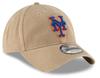 New Era New York Mets Core Classic Хаки 9TWENTY Регулируемая Кепка Универсального Размера OSFM, Хаки,