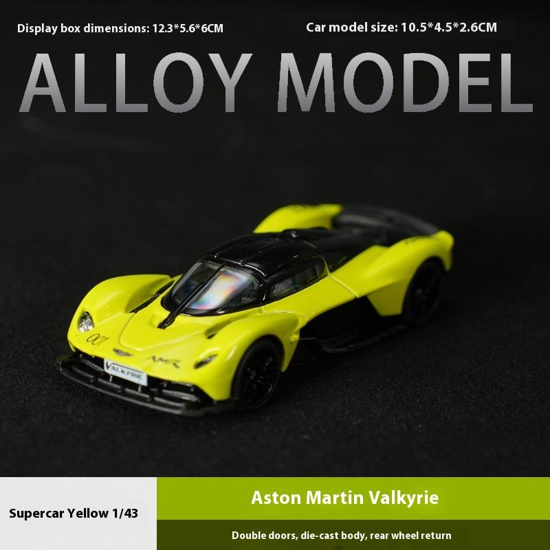 Tsc Speed Card 1:43 Aston Martin Valkyrie Симуляция Сплав Коллекционная Модель Автомобиля Украшение Рождественский Подарок Для Мальчиков