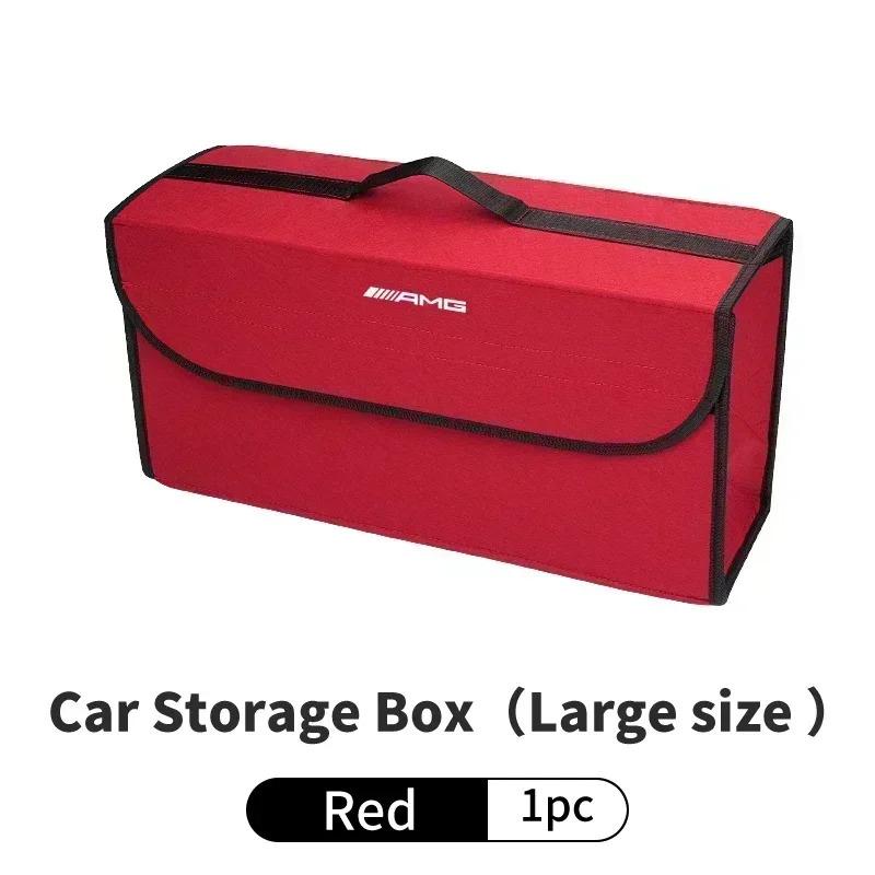 Car Trunk Storage Bag Organizer Foldable Stowing Tidying Container Box For Mercedes Benz AMG A B C E Class A180 CLK CLA GLC GLK GI7