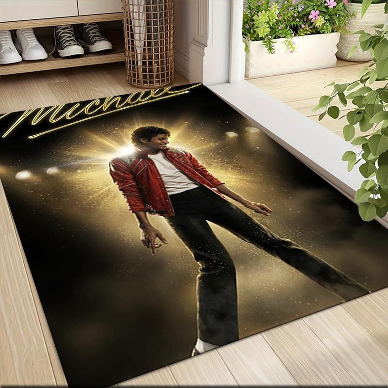 Michael Jackson Thriller Legacy Carpet Rug Soft Washable Antislip Home Living Room Sofa Mats Personalized Christmas Rug