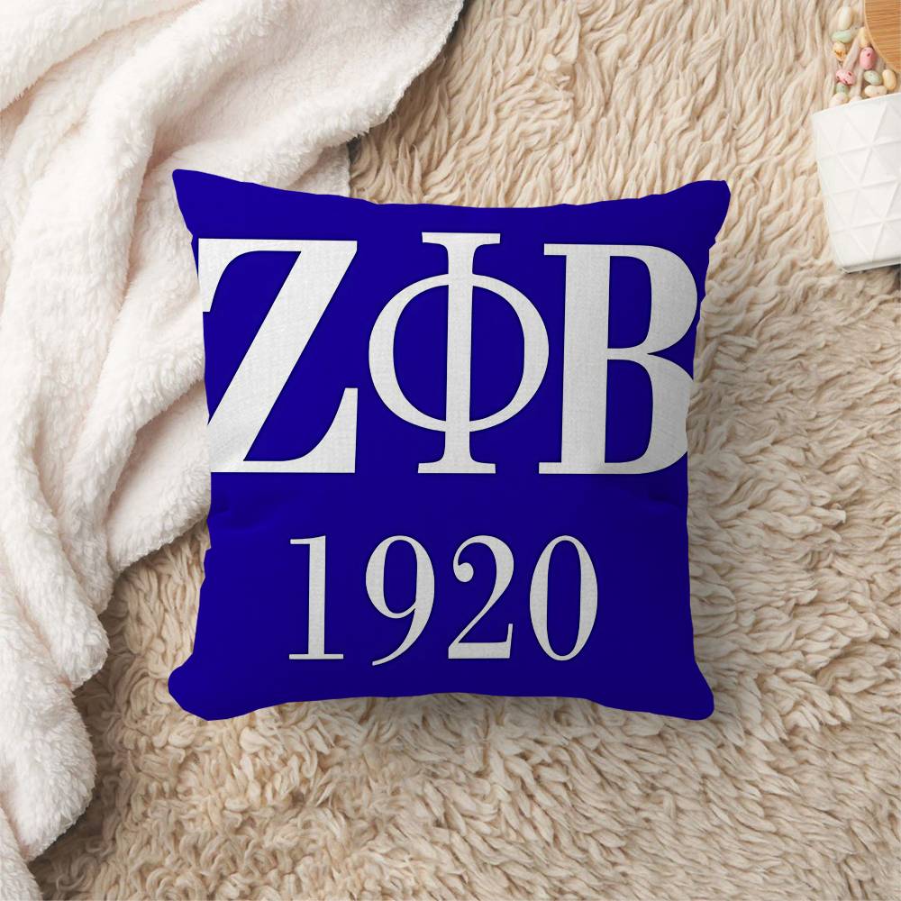 ZZeta Phi Beta Pillowcases Home Bedding Decorative Pillow Cover Wedding Super Soft Pillow Case