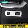 Для Volvo XC60 XC90 XC40 S90 V90 2018 2019 2020 2021 2022 2023 2024 2025 Автомобильный переключатель фар Sequin Headlight Adjustment Cover Trim
