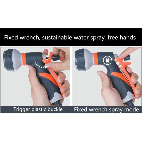 Регулируемый спринклер для полива, экономичный ручной садовый шланг, спринклерная насадка, инструмент для посадки во дворе