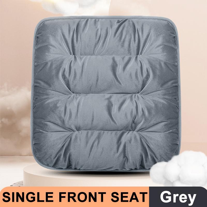 SEAMETAL Подушка на сиденье автомобиля Плюшевая подушка на сиденье водителя Нескользящая для транспортных средств Офисное кресло Дом Автомобильная накладка Чехол для сиденья