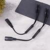 IEC 320 C8 2Pin Male To 2 X C7 Female Y Split Power Cable Около 28 см IEC 320 C7 To C8 Удлинительные шнуры C8 Male To C7 Female Cable