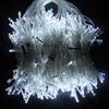 Led Icicle Curtain Battery Box String Light Fairy Christmas Light Garland Christmas New Year Wedding Home Room Patio Party Decor