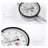 GUANGLU Dial Indicator 0-10/50mm 0.01mm Shock-Proof Dial Test Gauge Mechanical with Lug Back Precision Micrometer Measuring Tool