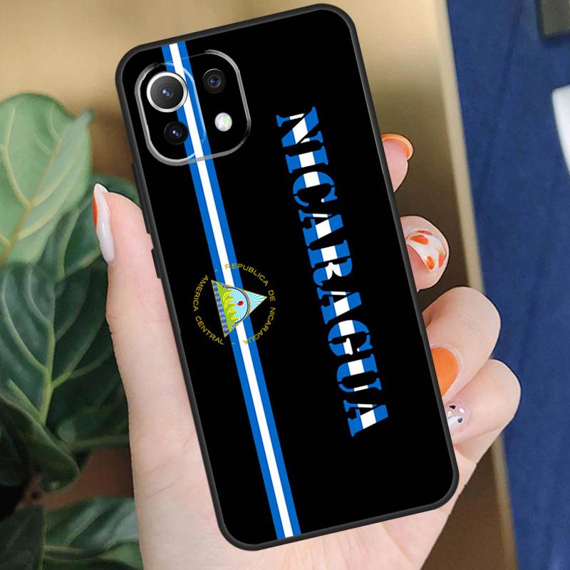 Чехол с флагом Никарагуа для Xiaomi 15 14 Ultra 13T 14T 15T Pro 17 Pro Max POCO F8 F7 F5 F6 X5 X6 X7 Pro Чехол