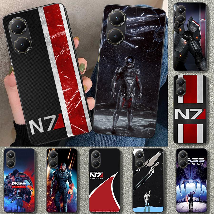 Чехол для телефона N7 Mass Effect для Xiaomi Poco X6 X5 X7 Pro F7 Ultra Redmi 15C 15 13C 13 12C 12 10C 10 10A 9C 9A 9T 9 Coque Poc