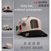 Adjustable Cotton Baseball Cap With Embroidered Letter Wide Brim Unisex Hat