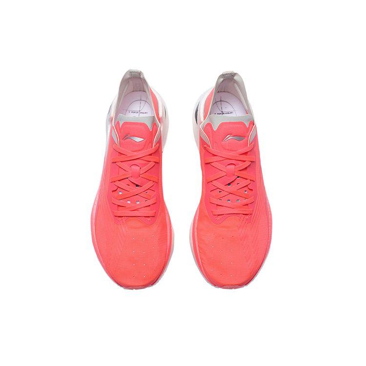 Кроссовки женские Li Ning Absolute Shadow Competition Day с низким дышащим верхом флуоресцентно-розовые ARRS002-3
