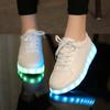 8 Colors LED Luminous Shoes Men Women Unisex Couple Sneakers Fashion Casual Flat Led Shoes for Adults USB Charging Lights Shoes