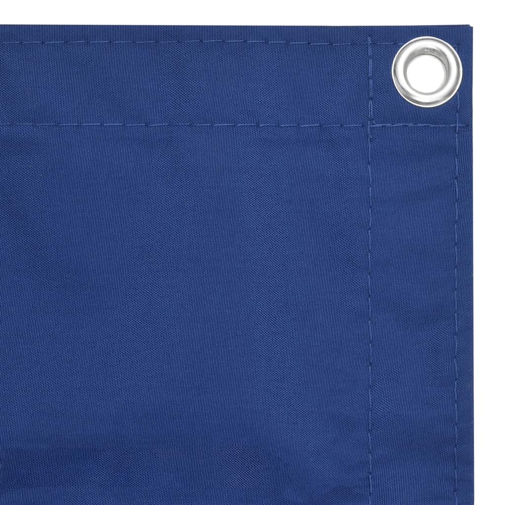 Balcony Privacy Screen Blue 120 x 500 cm Oxford Fabric