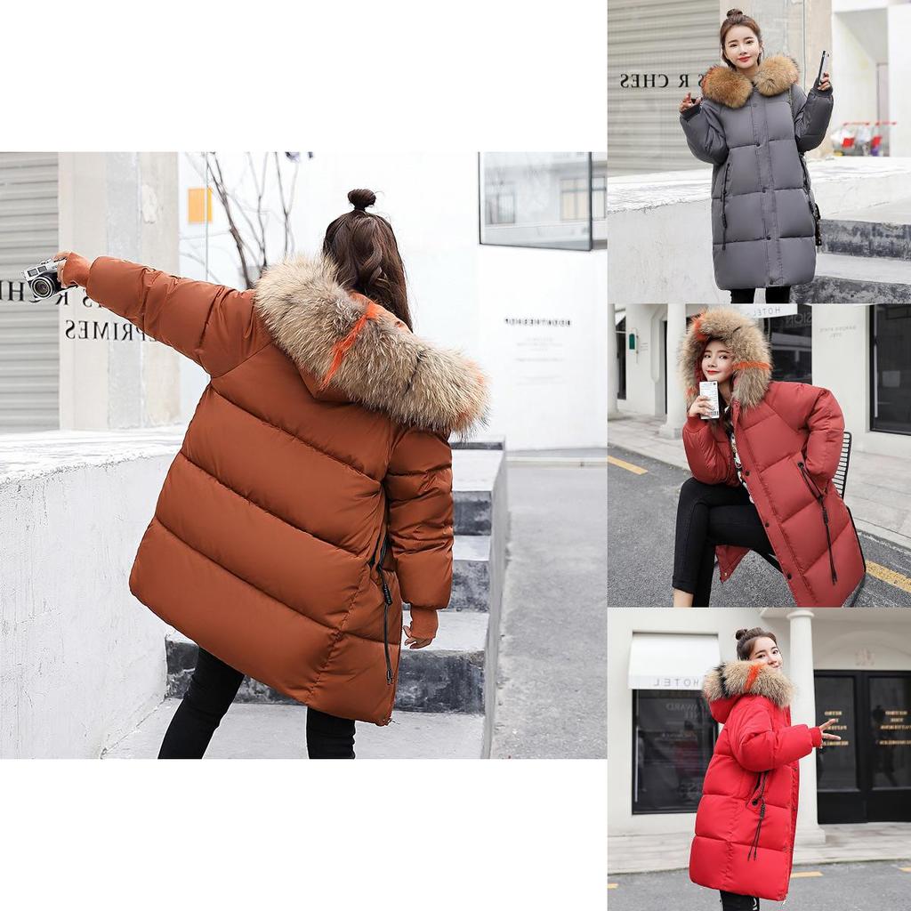 Premium Quality In The Long Section Of Down Cotton Women's Fashion Thickening Casual Wind Coats For All Occasions