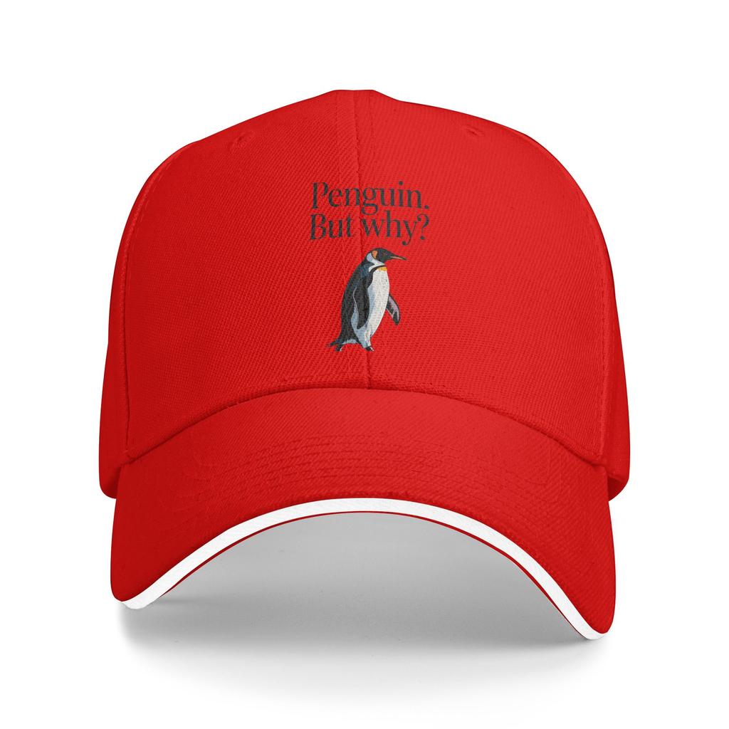 Nihilist Penguin But Why meme Baseball Cap Fashion Trucker Hat Summer Women Unisex Hunting Camping Baseball Caps