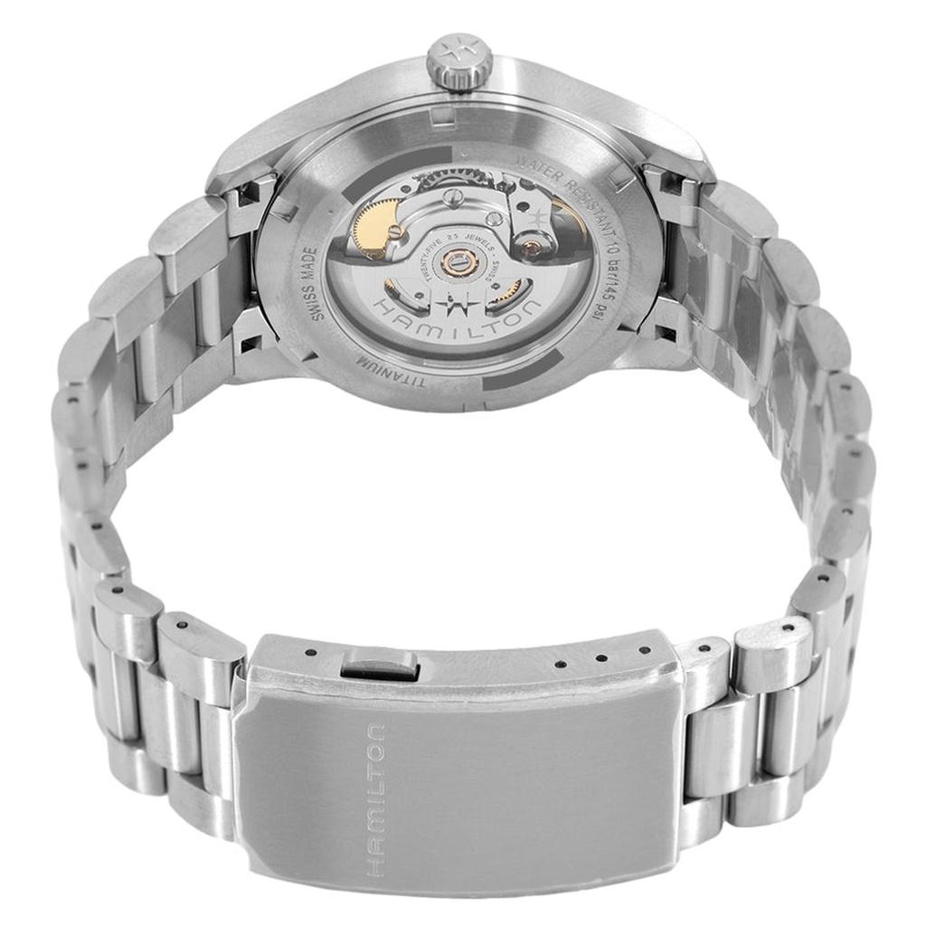 Hamilton Мужские часы Khaki Field Titanium Blue с автоматическим механизмом H70205140 100M