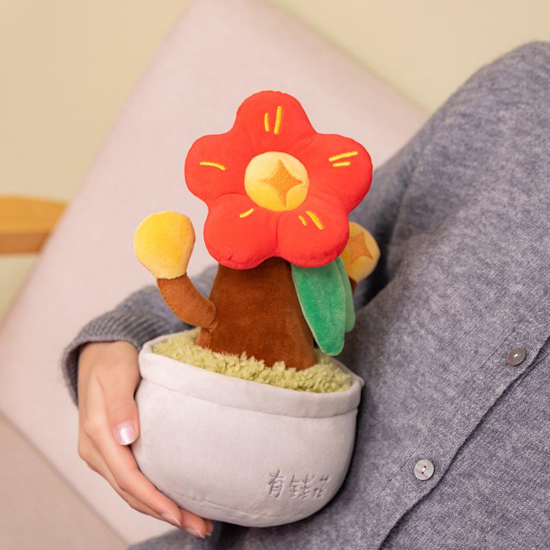 Игрушка-подушка в виде горшка с суккулентами, плюшевая мягкая кукла, креативные комнатные цветы, подушка, мягкий декор для дома у кровати, подарок на день рождения