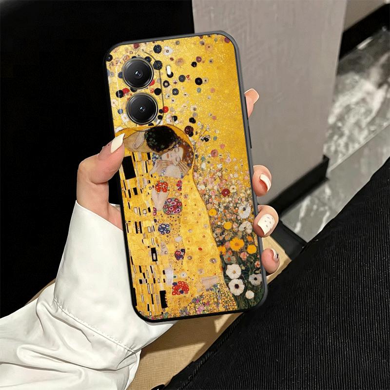 Поцелуй Густава Климта Мягкий чехол для телефона для Xiaomi Poco X5 X6 X7 X8 Pro Max X3 F7 F8 Ultra M8 M7 M6 M5 Redmi 15 15C 14C 13C 12C