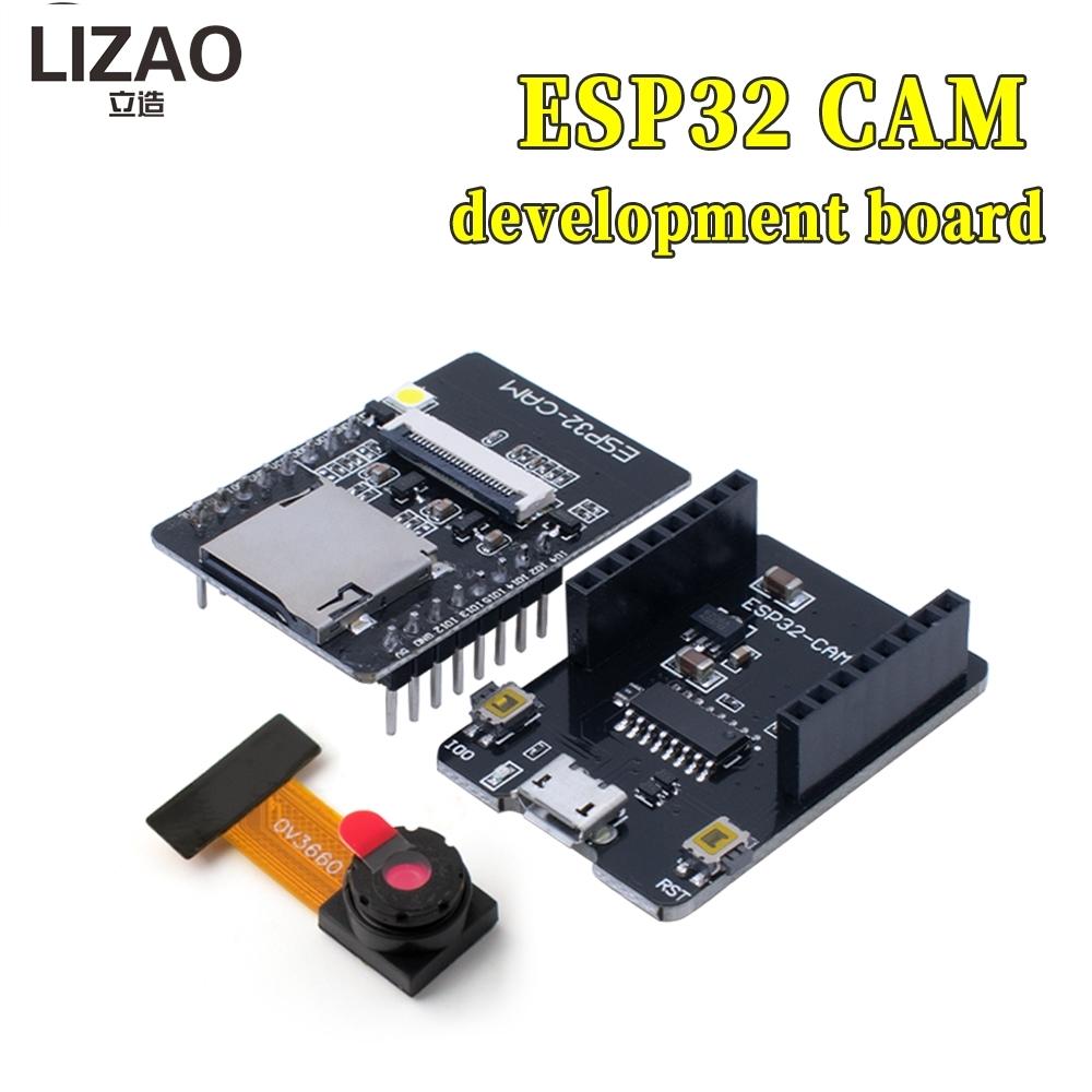 Плата разработки LIZAO ESP32-CAM, модуль WiFi+Bluetooth с камерой высокого разрешения OV3660