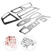 13PCS Carbon Fiber Interior Trim Decor Cover For BMW 3 4 Series F30 F34 Car Interior Moulding Accessories