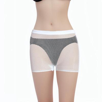 Красные полые дышащие сетчатые чулки три четверти с заниженной талией для женщин