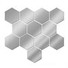 12Pcs/Set Hexagonal Acrylic Mirror Wall Decals DIY Home Art Stickers