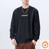 American Retro Heavy Crew Neck Sweater Men'S Top Trendy Brand Contrasting Color Loose Versatile Jacket