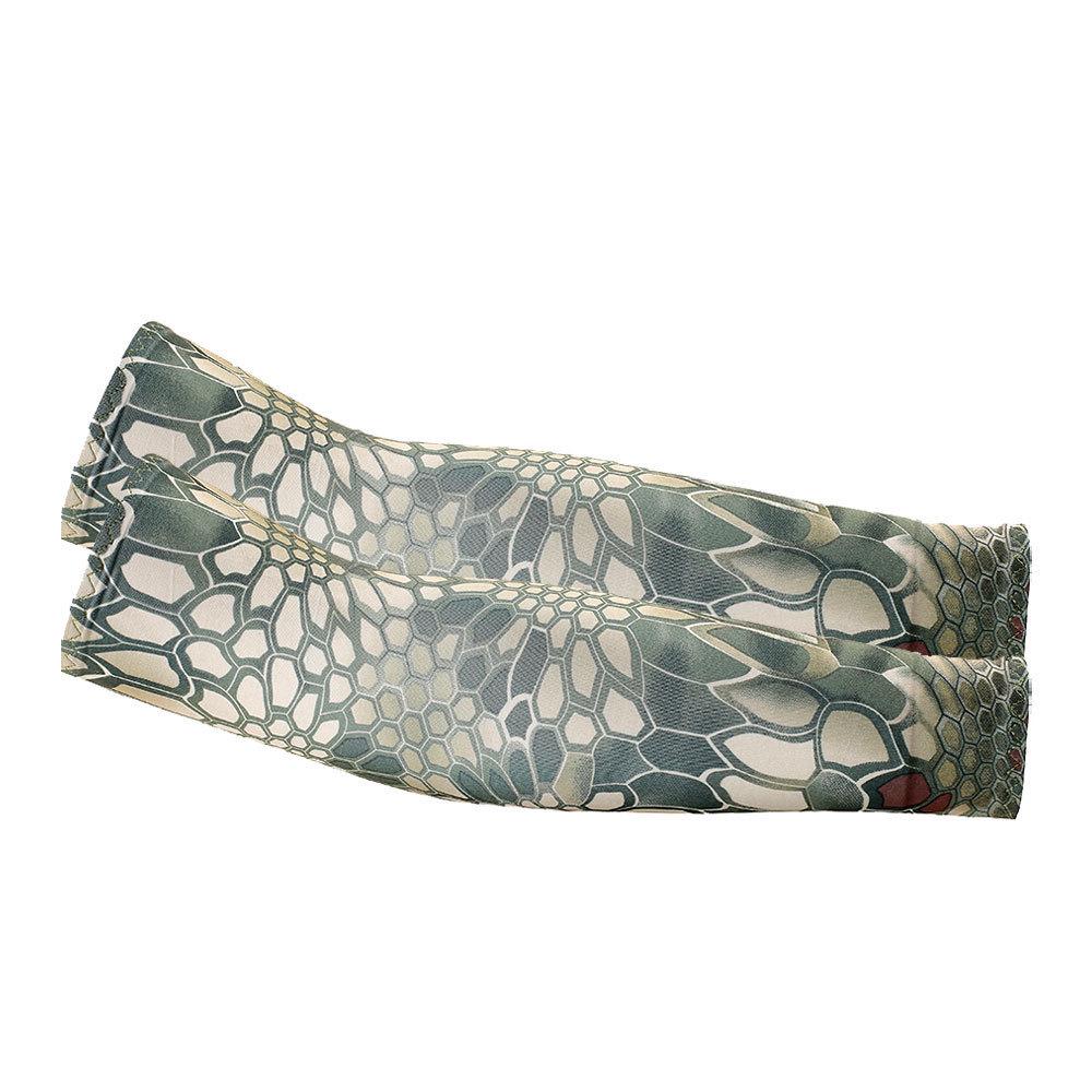 Women's UV-Protective Ice Silk Cycling Arm Sleeves - Lightweight, Breathable, Elastic Sleeves for Sun Protection and Scar Coverage.