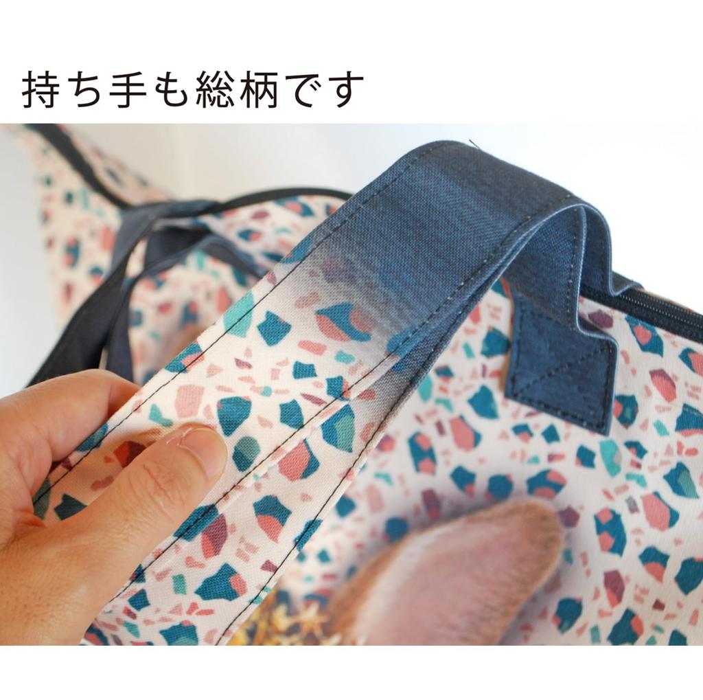 Большая сумка-тоут LTJ, сделанная в Японии, французского дизайнера, женская сумка-тоут в виде милого животного, собаки или кошки [Lucie dancette] (Катя (Кролик/Корона))