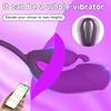 App Control Rabbit Vibrator Clitoral G-spot Massager Vaginal Anal Stimulator with Tail 10 Modes Dildo Female Sex Toys for Women