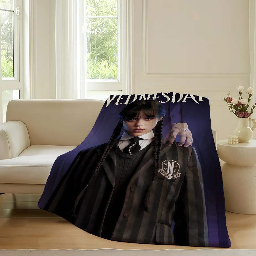 Comedy TV Blanket For Sofa Office Bed Plane Travel Sleep Read Relax Camping Soft And Warm w Wednesday