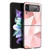 Роскошный подарочный чехол для телефона Samsung Galaxy Z Flip 4 Fold Black Hard Shell для Samsung Z Flip 3 5G Cover Couqe Cute Marble Fashion