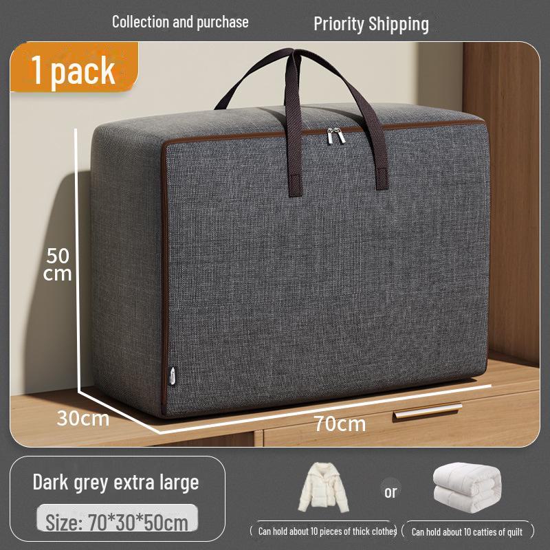 Большая водонепроницаемая сумка для хранения одеял из ткани Оксфорд для багажа и организации общежития