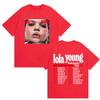 Lola Young North America Tour 2025 New Album T-Shirts Unisex Women's Casual O-Neck T Shirts Y2K Fashion High Quality Cotton T Shirt