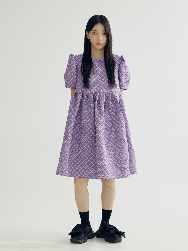 BOMNAL BOUTIQUE Twinkle Midi Dress _ Violet