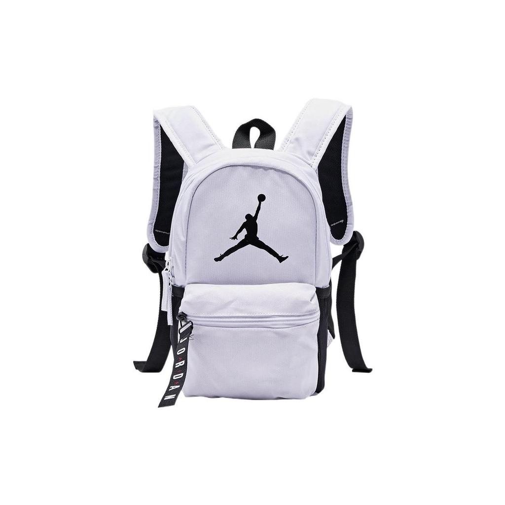 Jordan Sports Leisure Polyester Backpack Unisex Backpacks White JD2013010TD-001