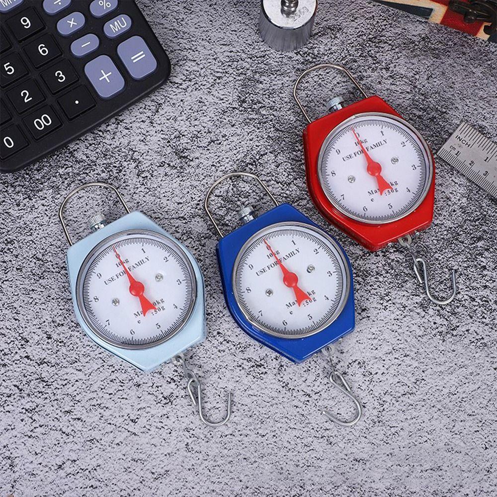 Balance Handheld Spring Balance Hook Scale 10kg/50g Mechanical Scale Digital Dial Luggage Scale
