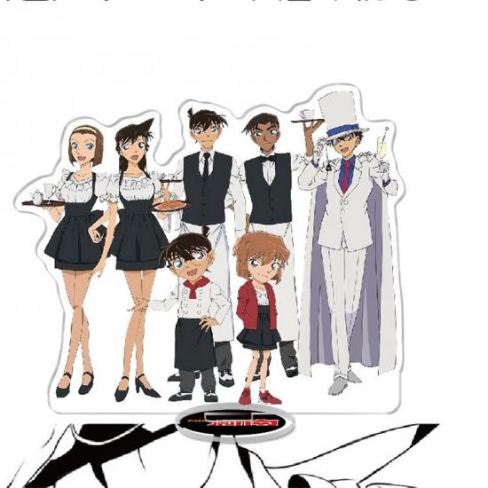 Аниме Детектив Конан, акриловая подставка, модель, тарелка Edokawa Konan Haibara Ai Akai Shuuichi, стоящая вывеска, реквизит для косплея