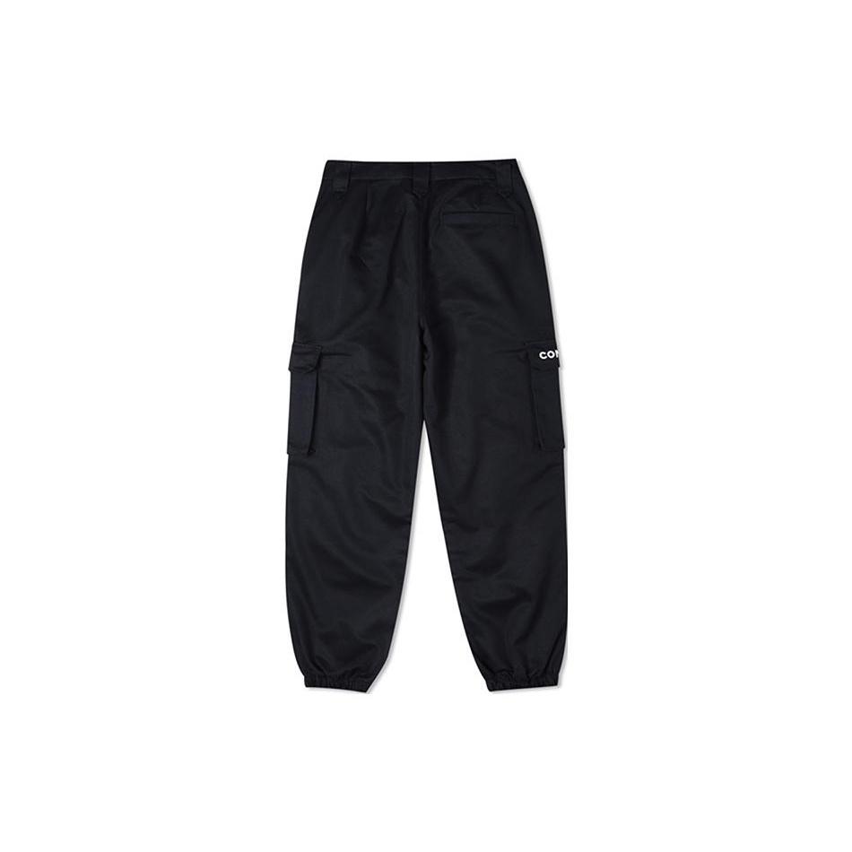 Converse CARGO JOGGER Casual Pants Women's Black Moderate Cuffed Pants 10023711-A01