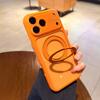 Простой и практичный чехол для мобильного телефона iPhone17Pro, акриловый, высокой четкости, с вращающимся магнитным креплением, защитный чехол для Apple 16