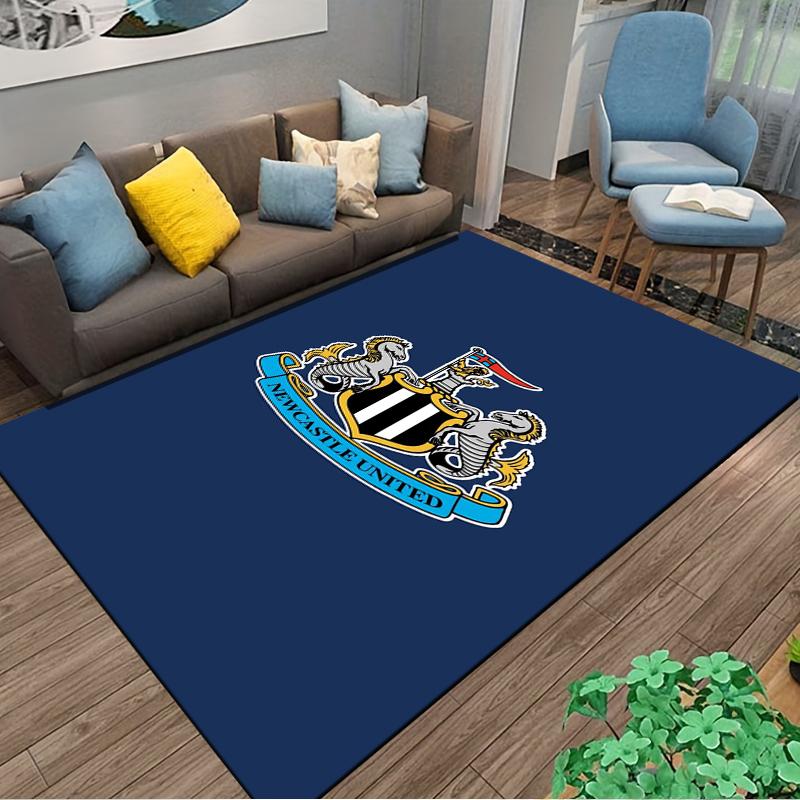 """Синий ковер с логотипом Newcastle United для спальни или гостиной"" Подходит для использования в качестве противоскользящего покрытия для диванов в гостиной и спальне"""