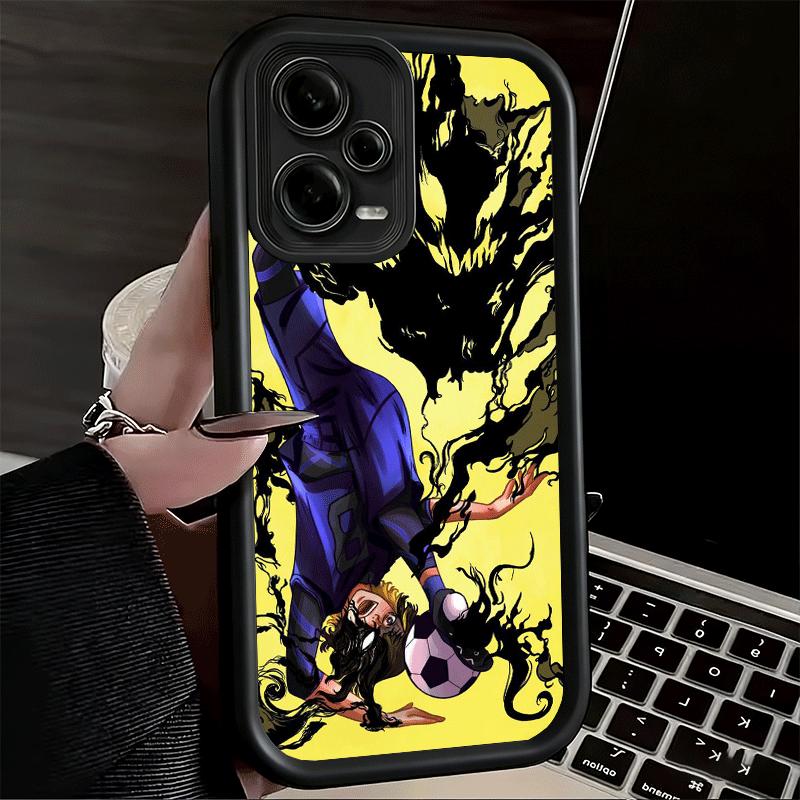 Чехол для телефона для Xiaomi Redmi Note 15 14 13 Pro Plus Синий L-Lock Бачира Мегуру Ракушка 12S 11 11S 11T 5G 14S Мягкий силикон Funda