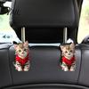 Cute Cat Dog Car Decor Seat Hook, Cartoon Cat/Dog Pattern Decor, Durable Load Bearing Acrylic Hook Headrest Hanger, Universal Vehicle Interior