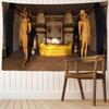 Древний Египет Фараон Гобелен Настенный Гобелен Винтаж Бохо Колдовство Хиппи Тапиз Домашний Декор Фон Ткань