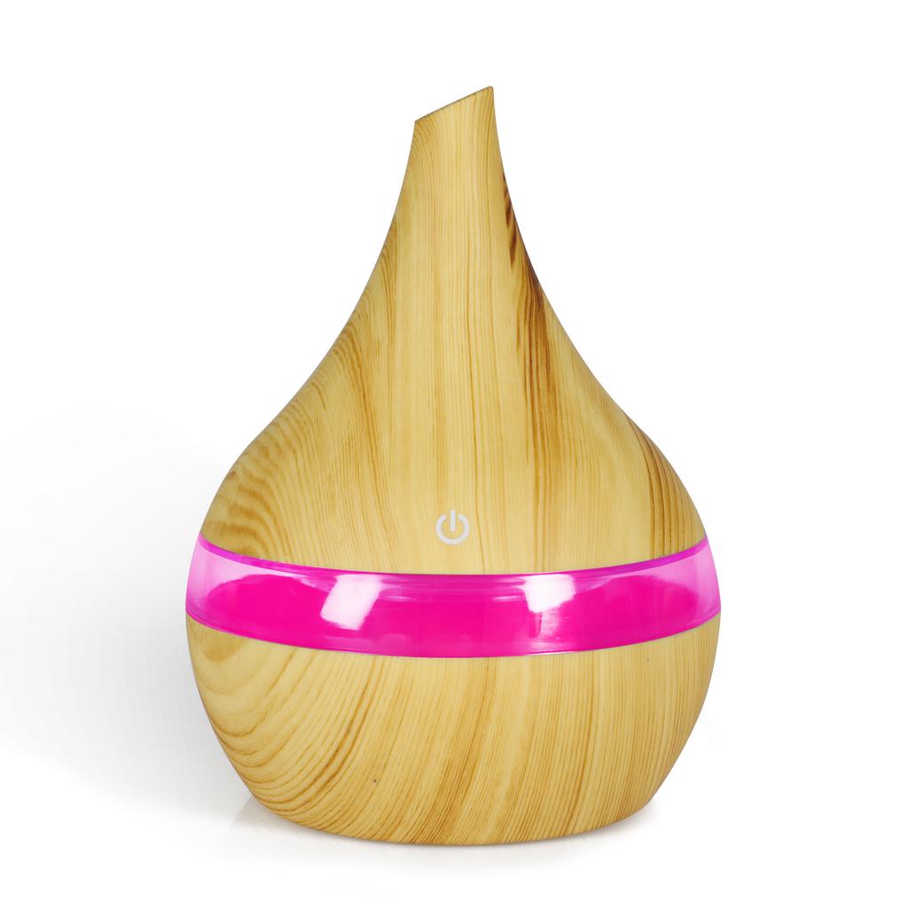 Диффузор воздуха Дерево Ультразвуковой увлажнитель воздуха Ароматерапия эфирными маслами Генератор прохладного тумана для дома