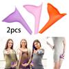 2Pcs Pee Funnel For Women Standing Piss Female Urinal Travel Femme Urinating Device Portable Toilet Emergency Camping Silicone